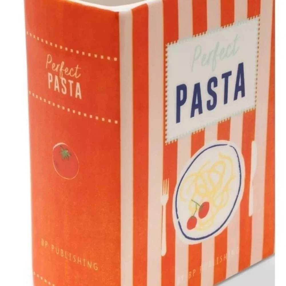 Target Perfect Pasta Ceramic Utensil Holder Cookbook Bullseye's Playground New